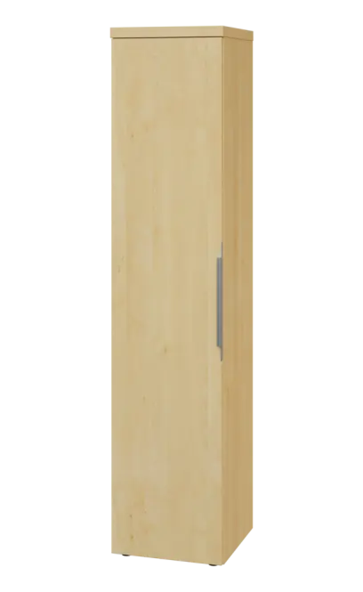 SIN 5 - 4D kancelářská skříň, 1-dveřová, levá, 1820x400x400, javor horský